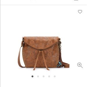 The Sak Brown Leather Crossbody Bag